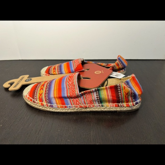 Minnetonka Pam Espadrilles Frisco Stripe Multicolor Womans 10 - Picture 6 of 16